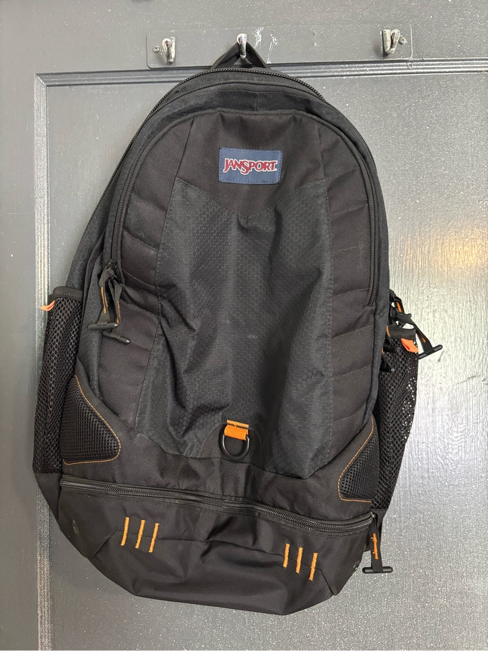 JanSport Backpack with Orange Accents